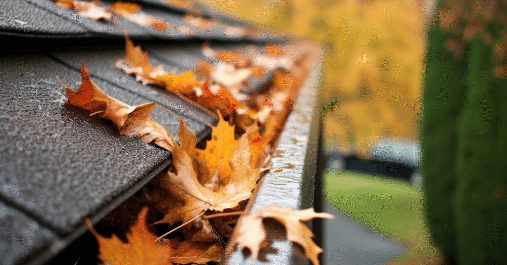 Gutter Cleaning Before & After Picture
